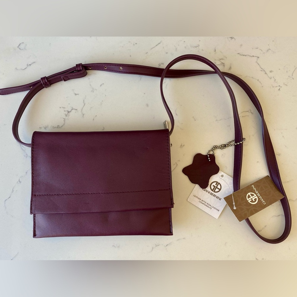 Giani Bernini Crossbody Bag Burgundy